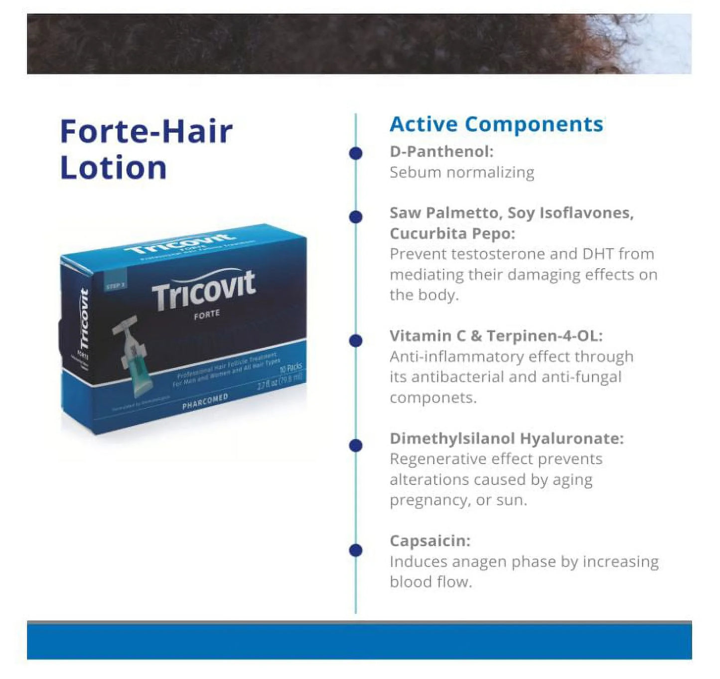 Tricovit Strengthening And Sebum Balancing Hair Lotion  (10 Pack)
