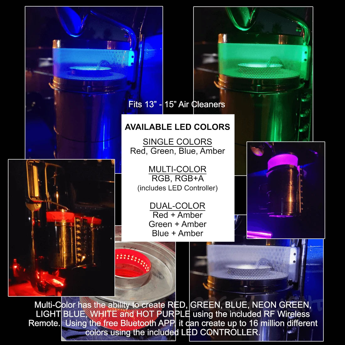 Peterbilt Air Cleaner LED Light Kit
