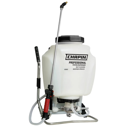 Chapin 63900 4 Gallon Self-Cleaning Backpack Sprayer with Hand Sprayer Combo