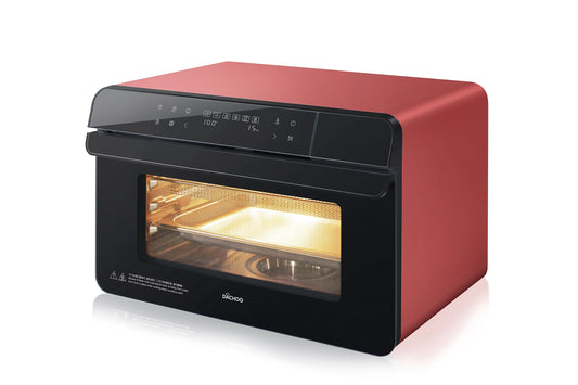 Robam R-Box Red Convection Toaster Oven with Rotisserie (1800-Watt)