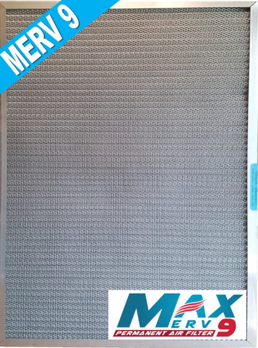 The Ultimate Furnace A/C Filter - Washable, Permanent, Reusable, Electrostatic = Traps dust like a magnet - 5-Stage - Lab Certified MERV 9 - (12x24x1)