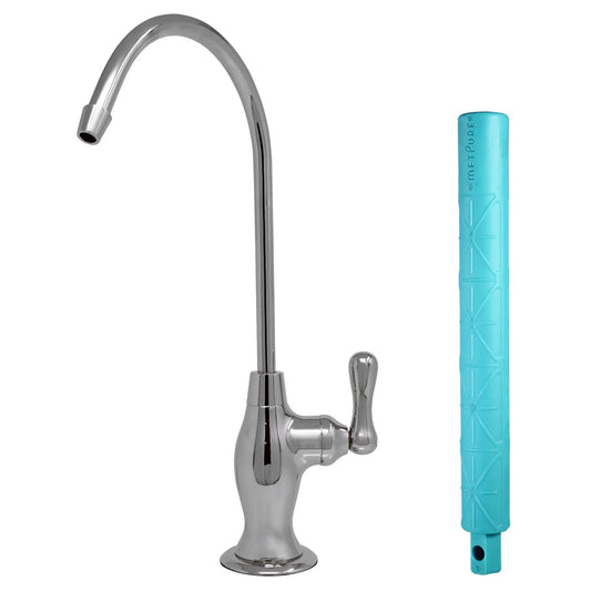 Metpure Water Filtration Faucet Polished Nickel Vase Style Non Air Gap Reverse Osmosis Drinking Water Dispenser With Faucet Wrench