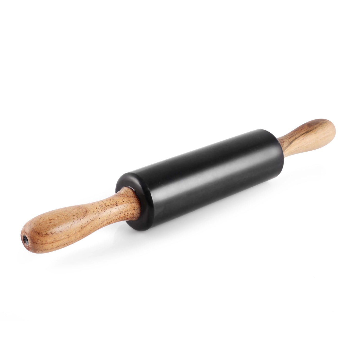 Grey Marble Stone with Acacia Wood Handle Rolling Pin.