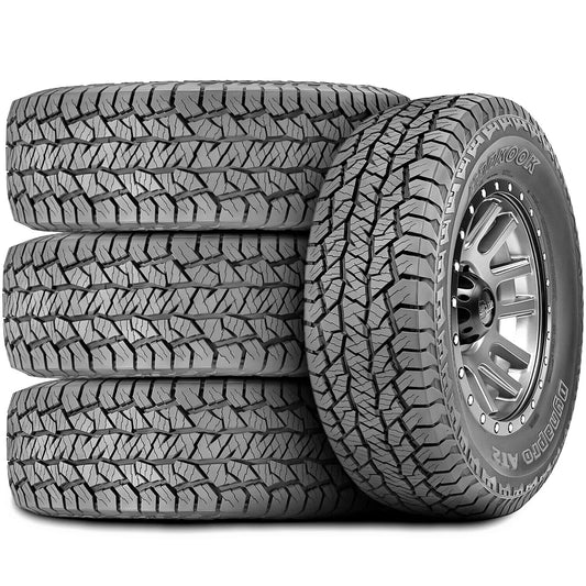 Set of 4 (FOUR) Hankook Dynapro AT2 265/70R18 116T A/T All Terrain Tires Fits: 2021-23 Ford F-150 XLT, 2022 Toyota Tundra SR5 TRD Off-Road