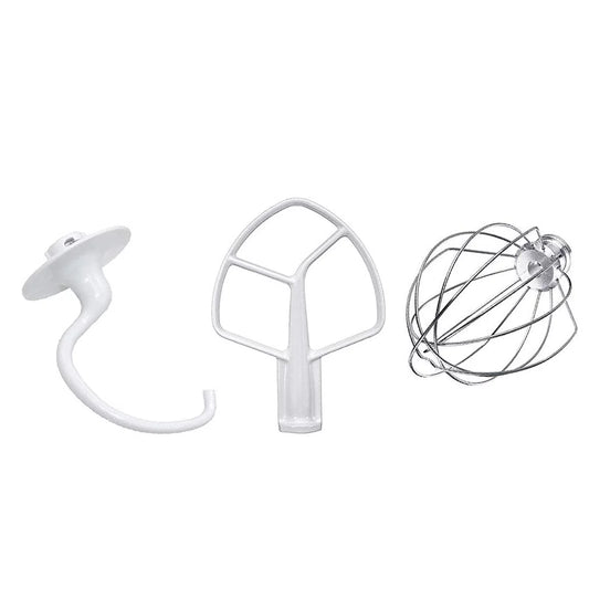 3pcs Standard Mixer Set Replacement Flat Beater Wire Hook for KP50