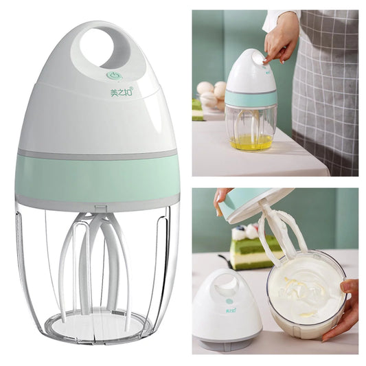 Electric Stand Mixer Mixer with Bowl Egg Beater 900ml Kitchen Baking Cooking