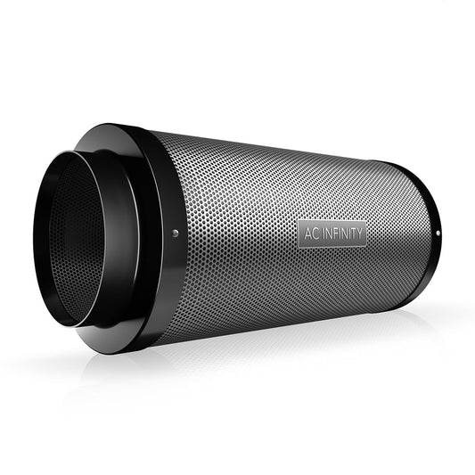 AC Infinity Air Carbon Filter 10 with Premium Australian Virgin Charcoal, for Inline Duct Fan, Odor Control, Hydroponics, Grow Rooms
