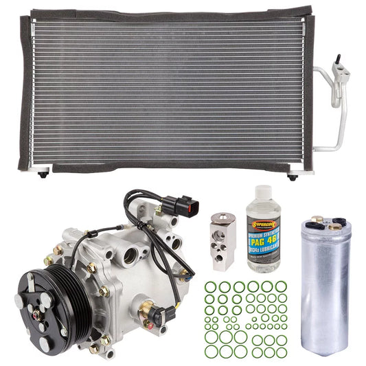 For Mitsubishi Galant V6 2000-2003 A/C Kit w/ AC Compressor Condenser Drier - Buyautoparts