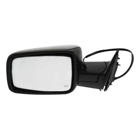 AutoShack Driver Mirror Power Folding Heated Textured Black Replacement for 2009 2010 2011 2012 Ram 1500 2010-2012 Ram 2500 3.7L 4.7L 5.7L 6.7L V6 V8 4WD RWD KAPCH1320303