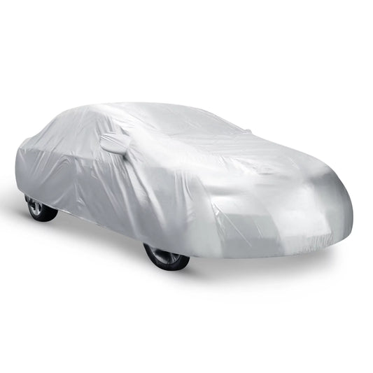 Unique Bargains Silver Tone Sun UV Protection Waterproof Universal Car Cover 3XXL