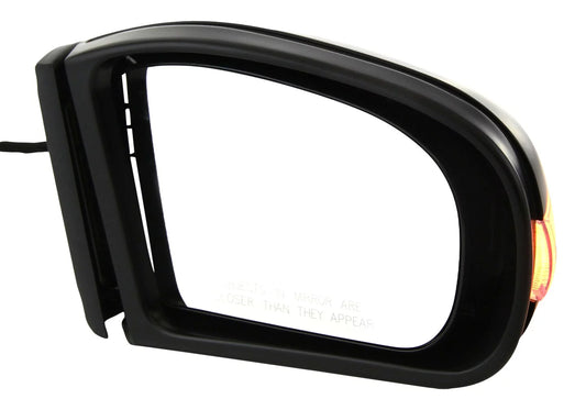 MIRROR Compatible For 2002-2007 Mercedes Benz C230 2001-2005 C240 Right Passenger Heated Power Glass In-housing Signal Light Paintable