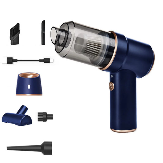 Hand Held Vacuum Car Vacuum Cleaner, Handheld Vacuum Cleaner High Power Vacuum Cleaner With Multi-nozzle And Floor Brush For Vehicle/office/ Pet Hair. Home Essentials