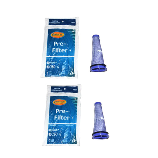 Replacement Part For Dyson UP15, DC50 Upright Vacuum Cleaner Bagless Filter (2-Pack) # F631
