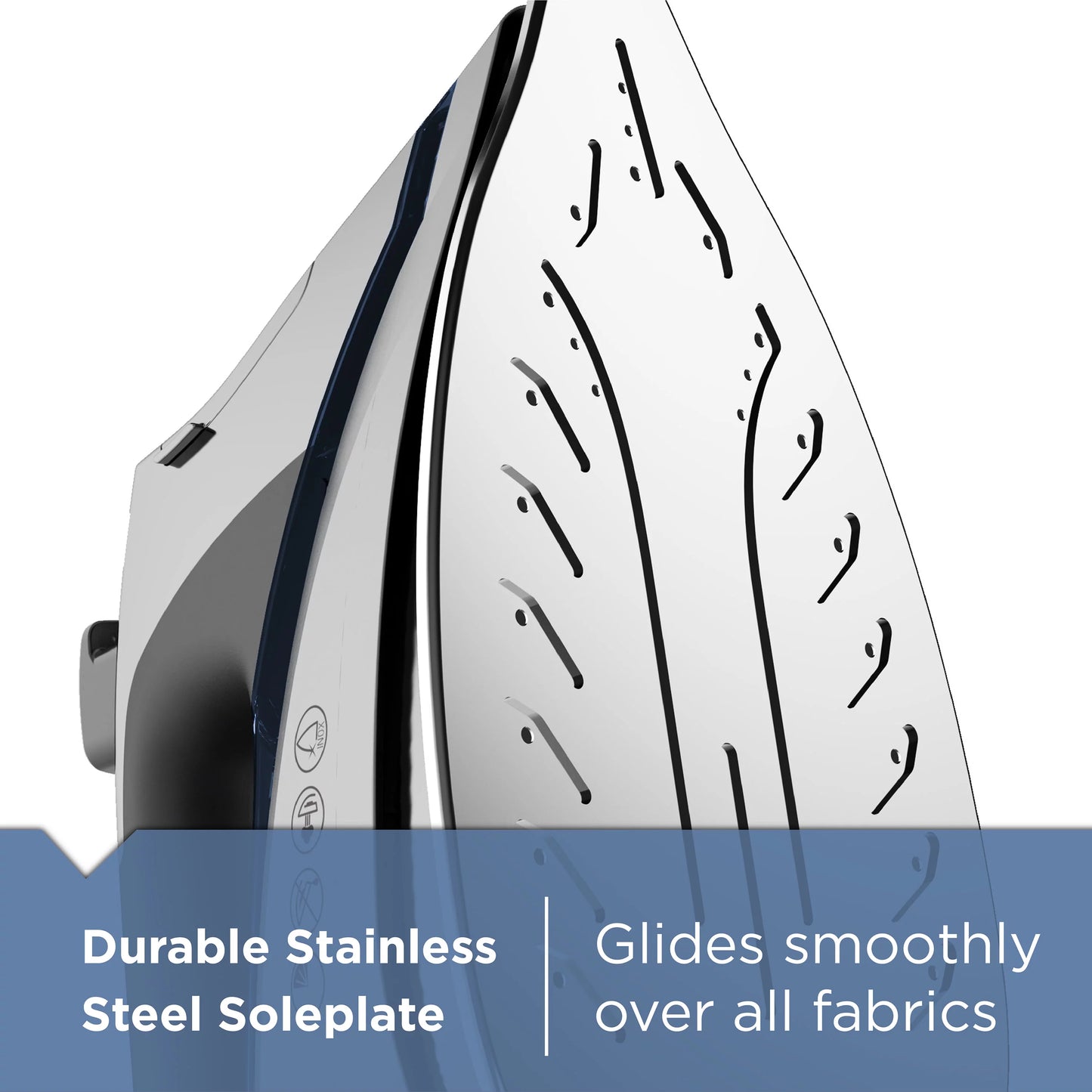 BLACK+DECKER Allure Digital Clothing Iron, Stainless Soleplate D3030