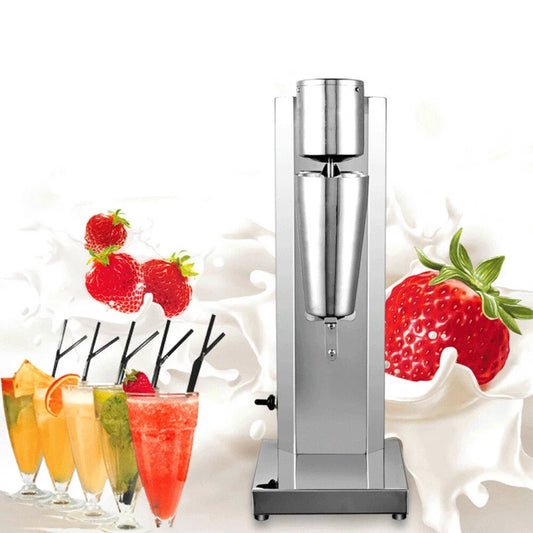 Electric Milkshake Maker Commercial Milk Shaking Machine Cocktail Tea Drink Mixer Smoothie Blender 650ML Stainless Steel