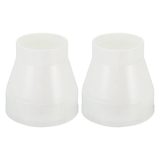 Uxcell 6.3 to 4.3 Duct Reducer, 2pcs Duct Connector Ducting Inline Adapter Increaser for HVAC Air Cooling Ventilation