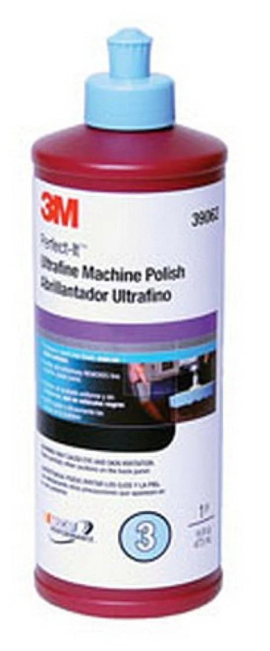 1PK 3M 39062 Perfect-It Ultrafine Machine Polish, 16 oz