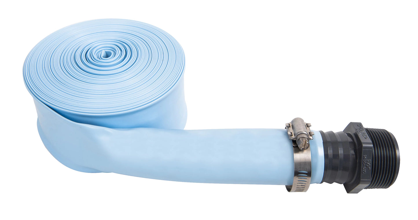 Swimming Pool 1.5 Backwash Hose 50 Ft