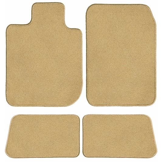 GGBAILEY Jeep Grand Cherokee Beige Classic Carpet Car Mats / Floor Mats, Custom Fit for 2011, 2012, 2013, 2014, 2015, 2016, 2017, 2018, 2019 - Driver, Passenger Rear Mats