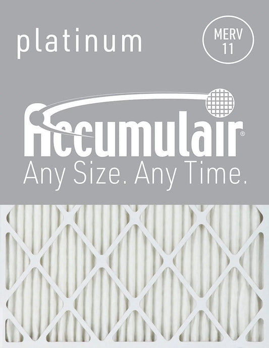 Accumulair Platinum 16x20x4 MERV 11 Air Filters (6 Pack)