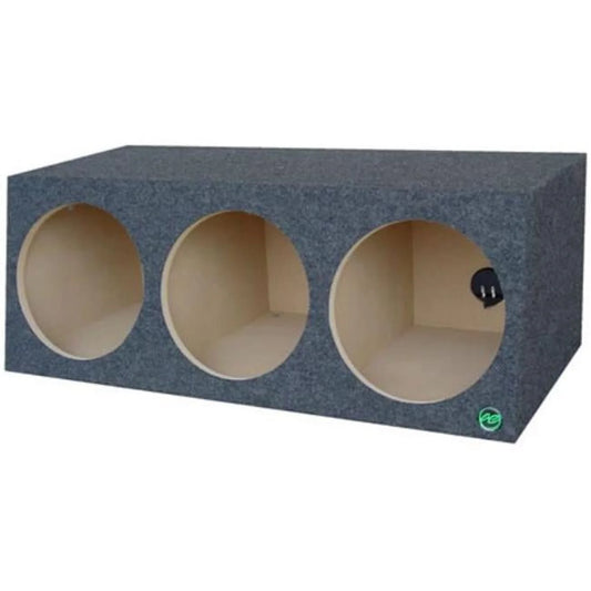 3.83 cu. ft. Pro Slant Subwoofer Enclosure Box, Carpeted Finish