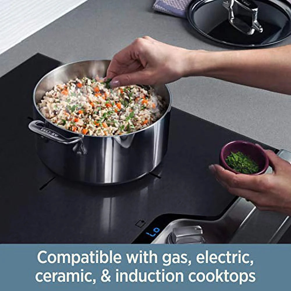 All-Clad 4 QT Stainless Steel Weeknight Pan & Lid