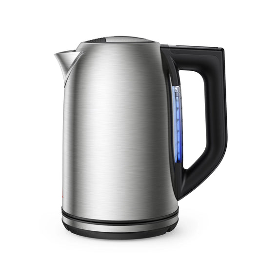 Paris Rhne Stainless Steel Electric Kettle, 1.7L Kettle with 6 Temperature Settings, Strix Thermostat, Touch Control, Silver