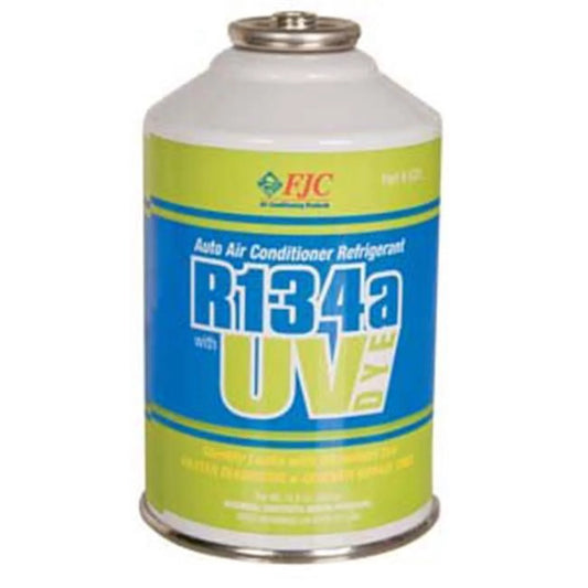FJC R134a Refrigerant with UV Dye.