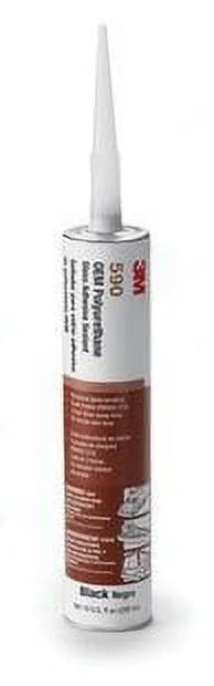3M Polyurethane Glass Adhesive Sealant (590): 310 mL cartridge (Black)