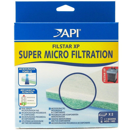 API Filstar XP Super Microfiltration Pads [Aquarium Filter Pads, Aquarium Supplies] 12 count (6 x 2 ct)