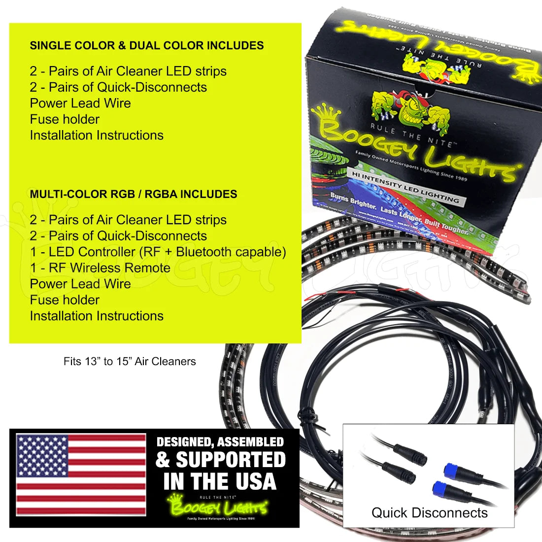 Peterbilt Air Cleaner LED Light Kit