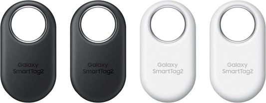 Samsung Galaxy SmartTag2 - Anti-loss Bluetooth tag for cellular phone - black, white (pack of 4)