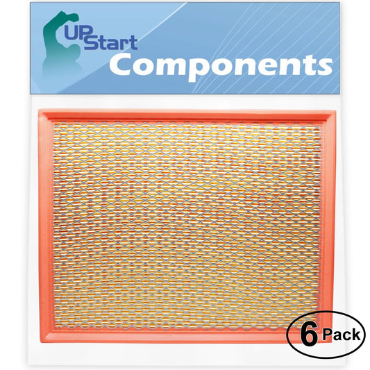 6-Pack Replacement for Engine Air Filter for 2015 GMC Yukon V8 5.3 Car/Automotive - Flexible Panel Filter, ACA-8755A