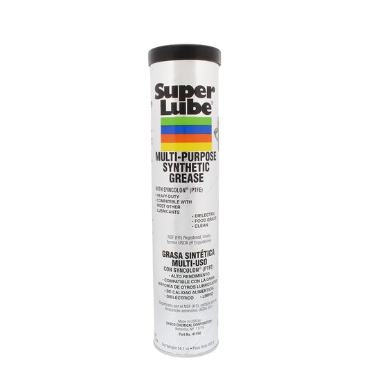 Super Lube Multi-Purpose Synthetic Grease w/Syncolon (PTFE) - 14.1oz Cartridge | Bundle of 5