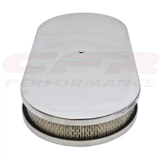 CFR Performance  19 in. Oval Polished Aluminum Air Cleaner