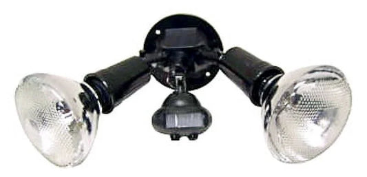 110 Degree Black Motion Activated Outdoor Security Floodlight Durab, Each