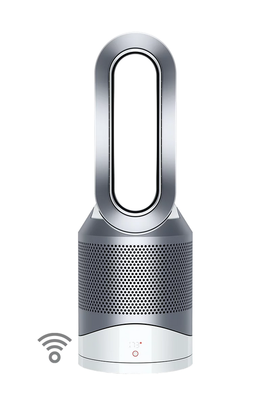 Dyson HP02 Pure Hot+Cool Link Connected Air Purifier, Heater & Fan | White/Silver | Refurbished