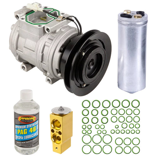 For Mitsubishi Montero & Sport 1997-2000 AC Compressor w/ A/C Repair Kit - Buyautoparts