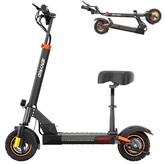 IENYRID Electric Scooter, 800W Motor, Up to 22 Miles Range, Top Speed 28 MPH,Quick Folding, Commuter Electric Scooter for Adults with Dual Braking System