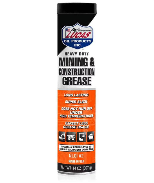 Lucas Oil 10881-30 Heavy Duty Mining and Construction Grease (30) 14 oz. Cartrid