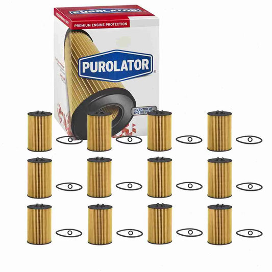 12 pc Purolator L28176 Engine Oil Filters for 731 Oil Change Lubricant Filters Fits select: 2015 VOLKSWAGEN PASSAT, 2015 VOLKSWAGEN JETTA