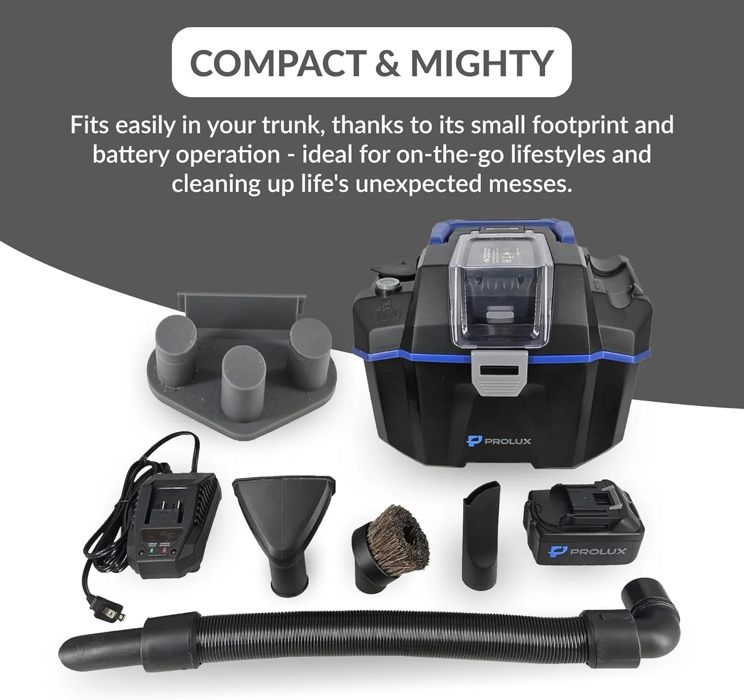 Cordless Wet/Dry Tool & Travel Vacuum