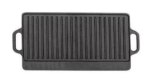 Bene Casa 15 in. L X 9-1/2 in. W Cast Iron Reversible Griddle