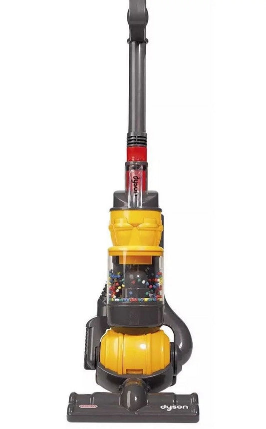 Casdon - EK.NYC - Dyson Ball Toy Vacuum with sound Toy for Kids. 2 lbs., Grey/Yellow/Multicolor