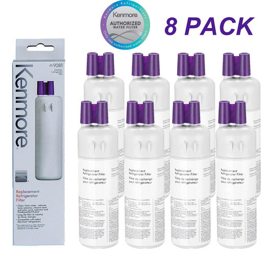 Kenmore 9081 Refrigerator water filter Replacement ,Compatible with Kenmore Water Filter 46-9081 9081 46-9930 9930 Filter 8 Pack