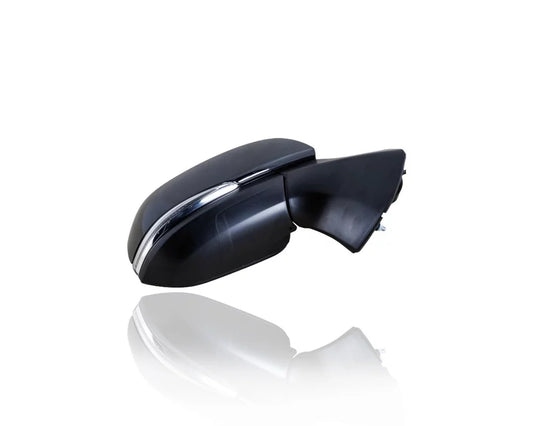 Door Mirror Compatible/Replacement for '20-23 Toyota Highlander Manual-Folding Powered Heated With Signal Lamp/Cover Without Sideview Camera/Memory/Blind Spot Textured Right Hand Passenger 879100E360