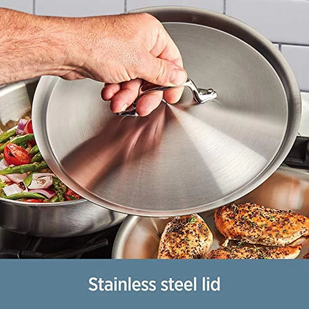 All-Clad 4 QT Stainless Steel Weeknight Pan & Lid