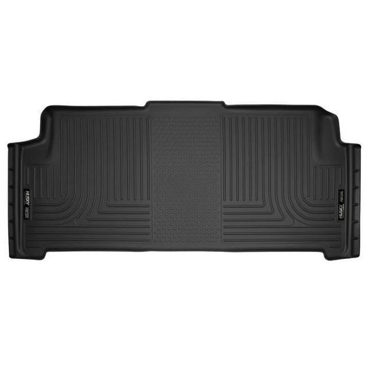 Husky by RealTruck X-act Contour Series 2nd Seat Floor Liner Black Compatible with 08-16 Chrysler Town & Country Stow-N-Go, 08-20 Dodge Grand Caravan Stow-N-Go