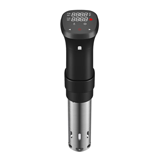 1100W Sous Vide Cooker Waterproof Quiet Cooking Machine With Accurate Temperature Time Control Display Screen Cookbook