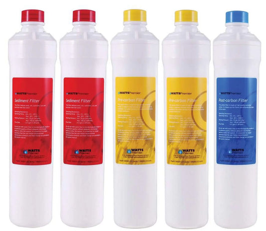 Watts Premier 531105 RO Pure Replacement Prefilter and Postfilter Kit